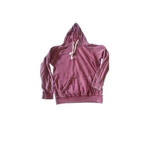 Jake Austin Sweatshirt Size Small Red Distressed Comfy Activewear Leisure